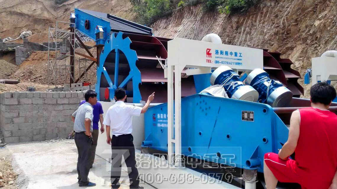 欒川大型尾礦加工廠一體機現場