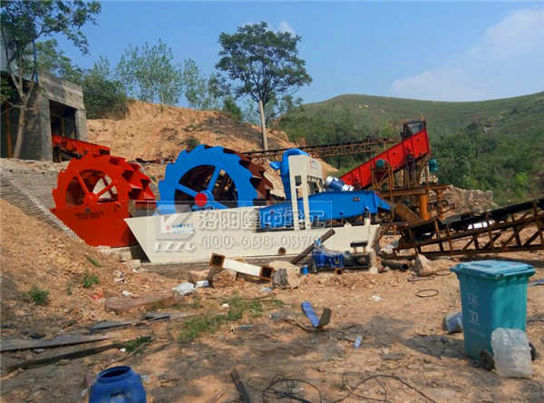 禹州洗砂回收一體機(jī)現(xiàn)場